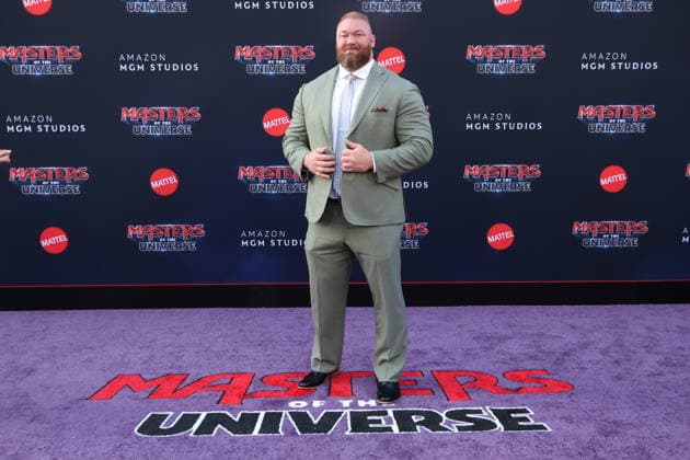 Masters Of The Universe Premiere HOLLYWOOD, CALIFORNIA - MAY 18: HafÃ¾or Julius Björnsson at the Los Angeles Premiere of Amazon MGM Studios Masters Of The Universe at TCL Chinese Theatre on May 18, 2026 in Hollywood, California.Credit:AdMedia EDITORIAL USE ONLY  Copyright: xx AdMediax admphotostwo990221