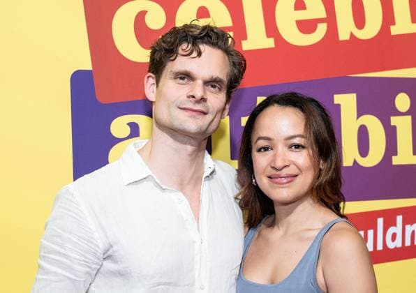 May 18, 2026, Bronx, New York, USA: Andrew Durand and Olivia Puckett attend opening night of Celebrity Autobiography at Shubert Theatre in New York, NY on May 18, 2026. Bronx USA  - ZUMAr339 20260518_znp_r339_003 Copyright: xLevxRadinx