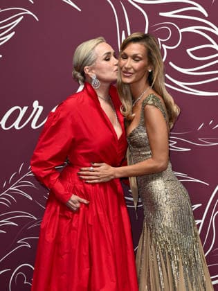 Cannes - Chopard s The Miracle Gala : Bella Hadid with her mother Yolanda attending Chopard’s The Miracle Gala during the 79th Cannes Film Festival in Cannes, France on May 18, 2026. Photo by Simone Comi IPA ABACAPRESS.COM Cannes France  Copyright: xIPA ABACAx