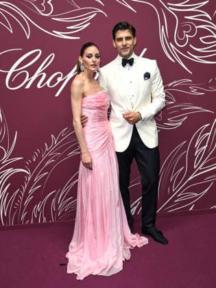 Cannes - Chopard s The Miracle Gala : Olivia Palermo and Johannes Huebl attending Chopard’s The Miracle Gala during the 79th Cannes Film Festival in Cannes, France on May 18, 2026. Photo by Simone Comi IPA ABACAPRESS.COM Cannes France  Copyright: xIPA ABACAx