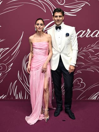 Cannes - Chopard s The Miracle Gala : Olivia Palermo and Johannes Huebl attending Chopard’s The Miracle Gala during the 79th Cannes Film Festival in Cannes, France on May 18, 2026. Photo by Simone Comi IPA ABACAPRESS.COM Cannes France  Copyright: xIPA ABACAx
