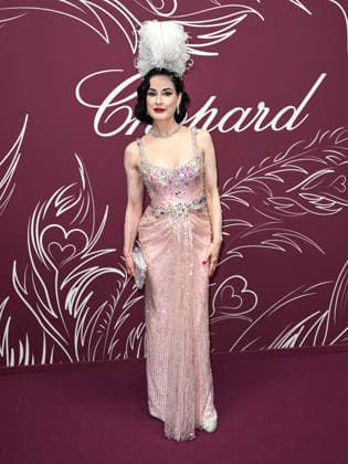 Cannes - Chopard s The Miracle Gala : Dita von Teese attending Chopard’s The Miracle Gala during the 79th Cannes Film Festival in Cannes, France on May 18, 2026. Photo by Simone Comi IPA ABACAPRESS.COM Cannes France  Copyright: xIPA ABACAx