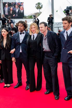 79th Cannes Film Festival Red Carpet of the movie -L™Inconnue- Palais des Festivals - Cannes, France Lilith Grasmug;Laurent Senechal;Lea Seydoux;Arthur Harari;Niels Schneider 79th Cannes Film Festival Red Carpet of the movie -L™Inconnue- Palais des Festivals - Cannes, France 18th May 2026 SGPItalia id 134688_082 *Not Exclusive  Copyright: xSGPx