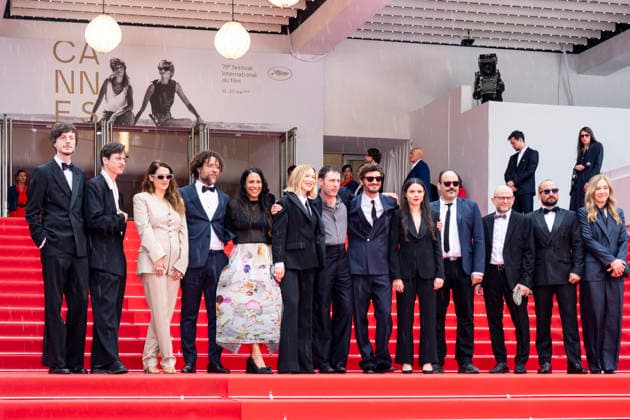 79th Cannes Film Festival Red Carpet of the movie -L™Inconnue- Palais des Festivals - Cannes, France Andrea Poggio;Lucas Harari;Guest;Laurent Senechal;Shanti Masud;Lea Seydoux;Arthur Harari;Niels Schneider;Lilith Grasmug;Guest;Vincent Poymiro;Guest;Valerie Dreville 79th Cannes Film Festival Red Carpet of the movie -L™Inconnue- Palais des Festivals - Cannes, France 18th May 2026 SGPItalia id 134688_082 *Not Exclusive  Copyright: xSGPx