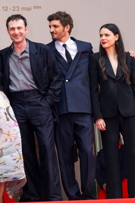 79th Cannes Film Festival Red Carpet of the movie -L™Inconnue- Palais des Festivals - Cannes, France Arthur Harari;Niels Schneider;Lilith Grasmug 79th Cannes Film Festival Red Carpet of the movie -L™Inconnue- Palais des Festivals - Cannes, France 18th May 2026 SGPItalia id 134688_082 *Not Exclusive  Copyright: xSGPx