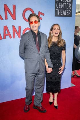 2026 Lincoln Center Theater Spring Gala Honoring Robert Downey, Jr. and Susan Downey in New York, USA - 18 May 2026 (L-R) Robert Downey Jr. and Susan Downey attend the 2026 Lincoln Center Theater Spring Gala honoring Robert Downey Jr. & Susan Downey at Vivian Beaumont Theatre at Lincoln Center. New York United States Copyright: xRonxAdarx xSOPAxImagesx _radar_lincoln_20260518_00014