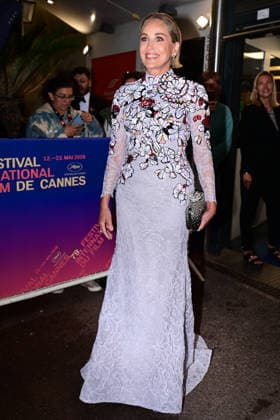 Sharon Stone at the artists entrance of the Palais des Festivals for the red carpet walk on Monday, May 18, 2026, during the 79th Cannes Film Festival Romain Doucelin Bestimage Cannes France  Copyright: xRomainxDoucelinx xBestimagexRomainxDoucelinx xBestimagex