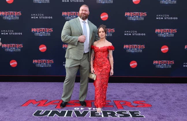 Los Angeles premiere of Amazon MGM Studios Masters Of The Universe at the TCL Chinese Theatre Featuring: Hafpor Julius Bjornsson, Kelsey Henson Where: Los Angeles, California, United States When: 18 May 2026 Credit: Faye s Vision Cover Images EDITORIAL USE ONLY. NOT FOR USE BY NEWSPAPERS BASED IN THE UK. Copyright: xx coverimg55708499