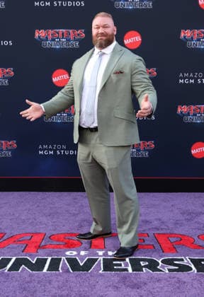 Los Angeles premiere of Amazon MGM Studios Masters Of The Universe at the TCL Chinese Theatre Featuring: Hafpor Julius Bjornsson Where: Los Angeles, California, United States When: 18 May 2026 Credit: Faye s Vision Cover Images EDITORIAL USE ONLY. NOT FOR USE BY NEWSPAPERS BASED IN THE UK. Copyright: xx coverimg55708504