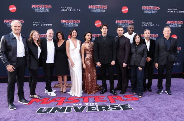 Los Angeles premiere of Amazon MGM Studios Masters Of The Universe at the TCL Chinese Theatre Featuring: Morena Baccarin, Jason Blumenthal, Todd Black, Julie Rappaport, Robbie Brenner, Idris Elba, Camila Mendes, Nicholas Galitzine, Dolph Lundgren, Travis Knight, Sue Kroll, Ynon Kreiz Where: Los Angeles, California, United States When: 18 May 2026 Credit: Faye s Vision Cover Images EDITORIAL USE ONLY. NOT FOR USE BY NEWSPAPERS BASED IN THE UK. Copyright: xx coverimg55708442