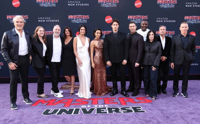 Los Angeles premiere of Amazon MGM Studios Masters Of The Universe at the TCL Chinese Theatre Featuring: Morena Baccarin, Jason Blumenthal, Todd Black, Julie Rappaport, Robbie Brenner, Idris Elba, Camila Mendes, Nicholas Galitzine, Dolph Lundgren, Travis Knight, Sue Kroll, Ynon Kreiz Where: Los Angeles, California, United States When: 18 May 2026 Credit: Faye s Vision Cover Images EDITORIAL USE ONLY. NOT FOR USE BY NEWSPAPERS BASED IN THE UK. Copyright: xx coverimg55708443