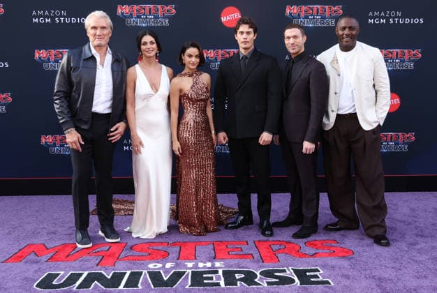 Los Angeles premiere of Amazon MGM Studios Masters Of The Universe at the TCL Chinese Theatre Featuring: Dolph Lundgren, Morena Baccarin, Camila Mendes, Nicholas Galitzine, Travis Knight, Idris Elba Where: Los Angeles, California, United States When: 18 May 2026 Credit: Faye s Vision Cover Images EDITORIAL USE ONLY. NOT FOR USE BY NEWSPAPERS BASED IN THE UK. Copyright: xx coverimg55708446