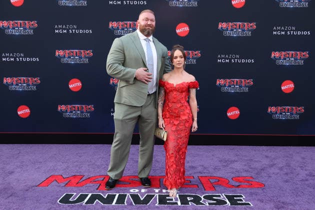 Los Angeles premiere of Amazon MGM Studios Masters Of The Universe at the TCL Chinese Theatre Featuring: Hafpor Julius Bjornsson, Kelsey Henson Where: Los Angeles, California, United States When: 18 May 2026 Credit: Faye s Vision Cover Images EDITORIAL USE ONLY. NOT FOR USE BY NEWSPAPERS BASED IN THE UK. Copyright: xx coverimg55708496