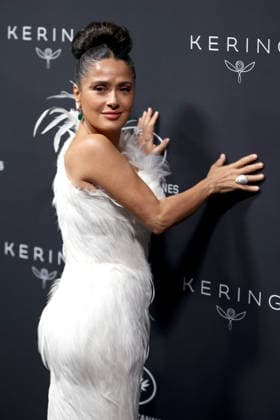 2026 Kering Women In Motion Awards and Cannes Film Festival Presidential Dinner Salma Hayek attends the 2026 Kering Women in Motion Awards during the 79th annual Cannes Film Festival at Place de la Castre on May 17, 2026 in Cannes, France.  Copyright: xDidierxFereyx
