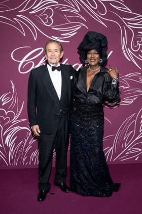 79th Cannes Film Festival The Miracles Gala Evening by Chopard - Photocall part 1 La Palestre- Le Cannet, France Jacky Ickx;Khadja Nin 79th Cannes Film Festival The Miracles Gala Evening by Chopard - Photocall part 1 La Palestre- Le Cannet, France 18th May 2026 SGPItalia id 134688_086 *Not Exclusive  Copyright: xSGPx