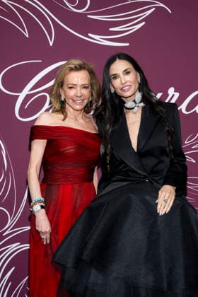 79th Cannes Film Festival The Miracles Gala Evening by Chopard - Photocall part 1 La Palestre- Le Cannet, France Caroline Scheufele;Demi Moore 79th Cannes Film Festival The Miracles Gala Evening by Chopard - Photocall part 1 La Palestre- Le Cannet, France 18th May 2026 SGPItalia id 134688_086 *Not Exclusive  Copyright: xSGPx