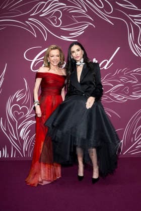 79th Cannes Film Festival The Miracles Gala Evening by Chopard - Photocall part 1 La Palestre- Le Cannet, France Caroline Scheufele;Demi Moore 79th Cannes Film Festival The Miracles Gala Evening by Chopard - Photocall part 1 La Palestre- Le Cannet, France 18th May 2026 SGPItalia id 134688_086 *Not Exclusive  Copyright: xSGPx