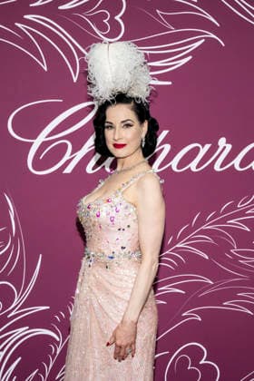 79th Cannes Film Festival The Miracles Gala Evening by Chopard - Photocall part 2 La Palestre- Le Cannet, France Dita von Teese 79th Cannes Film Festival The Miracles Gala Evening by Chopard - Photocall part 2 La Palestre- Le Cannet, France 18th May 2026 SGPItalia id 134688_087 *Not Exclusive  Copyright: xSGPx
