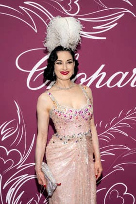 79th Cannes Film Festival The Miracles Gala Evening by Chopard - Photocall part 2 La Palestre- Le Cannet, France Dita von Teese 79th Cannes Film Festival The Miracles Gala Evening by Chopard - Photocall part 2 La Palestre- Le Cannet, France 18th May 2026 SGPItalia id 134688_087 *Not Exclusive  Copyright: xSGPx