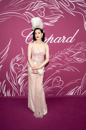 79th Cannes Film Festival The Miracles Gala Evening by Chopard - Photocall part 2 La Palestre- Le Cannet, France Dita von Teese 79th Cannes Film Festival The Miracles Gala Evening by Chopard - Photocall part 2 La Palestre- Le Cannet, France 18th May 2026 SGPItalia id 134688_087 *Not Exclusive  Copyright: xSGPx