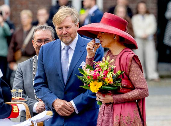 19-05-2026 Brabant Queen Maxima and King Willem-Alexander visited Wessem in the Maasgouw area. Â  Copyright: xPPEx