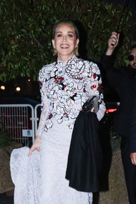 IPA84855543 - Cannes, 79th Cannes Film Festival 2026 - Arrivals at the Better World Fund Gala 2026 during Cannes Film Festival 79. Pictured: Sharon Stone walks along the Croisette.  Copyright: xAlessandroxBremecx xx 84855543