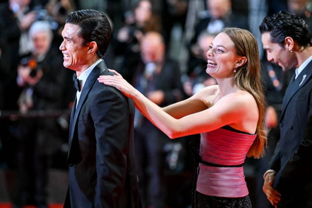 79ème Festival International du Film de Cannes Montée des marches du film Her Private Hell 79th International Cannes Film Festival Red Carpet for Her Private Hell movie 456380 2026 05 18 Cannes France Froseth, Kristine Melton, Charles  Copyright: xEstellexCarlierx xStarfacex STAR_456380_025