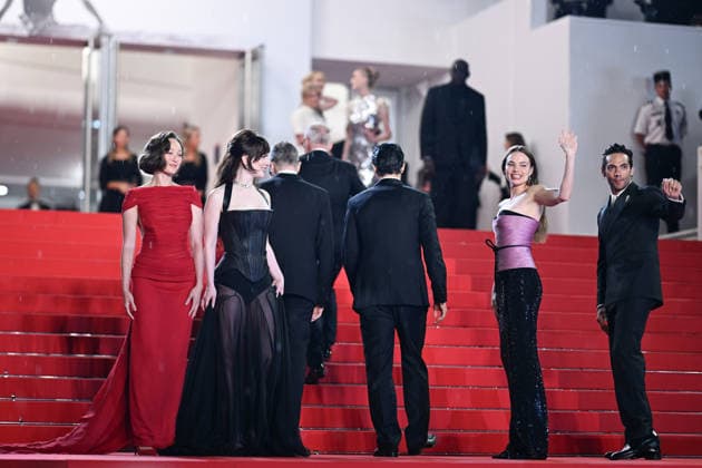 79ème Festival International du Film de Cannes Montée des marches du film Her Private Hell 79th International Cannes Film Festival Red Carpet for Her Private Hell movie 456380 2026 05 18 Cannes France Liu, Havana Rose Thatcher, Sophie Froseth, Kristine Melton, Charles Calva, Diego  Copyright: xEstellexCarlierx xStarfacex STAR_456380_029