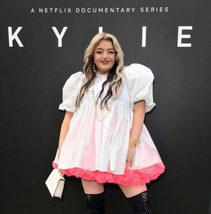 Kylie Netflix documentary TV premiere, London MEEK (Georgia Meek) at the Kylie Netflix documentary TV premiere, Frameless, Marble Arch Place, on Monday 18 May 2026 in London, England, UK. CAP CAN CAN London UK Great Britain Copyright: xCanxNguyen CapitalxPicturesx