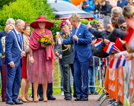 19-05-2026 Brabant Queen Maxima and King Willem-Alexander visited Illikhoven, Echt-Susteren, in the Maasgouw area. Â  Copyright: xPPEx