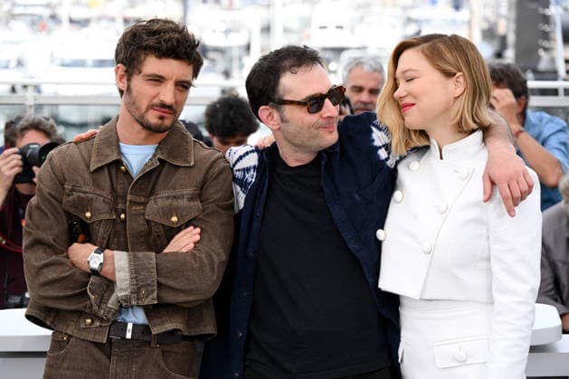 IPA84855763 - Cannes, 79th Cannes Film Festival 2026, Day 8. Photocall of the film L INCONNUE (THE UNKNOWN). Pictured are NIELS SCHNEIDER, ARTHUR HARARI, LEA SEYDOUX.  Copyright: xAlbertoxTerenghix xPoolxPhotoxEventsx07x 84855763