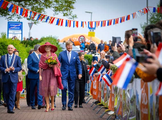 19-05-2026 Brabant Queen Maxima and King Willem-Alexander visited Illikhoven, Echt-Susteren, in the Maasgouw area. Â  Copyright: xPPEx