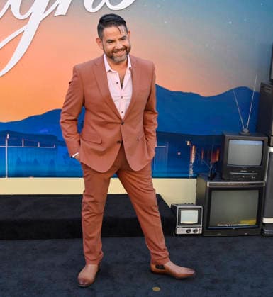 Cast member Juan Gabriel Pareja attends the premiere of Netflix s TV series The Boroughs at the Egyptian Theatre in the Hollywood section of Los Angeles on Monday, May 18, 2026. Storyline: In a seemingly picturesque retirement community, a group of unlikely heroes must band together to stop an otherworldly threat from stealing the one thing they don t have - time.  LAP2026051823 JIMxRUYMEN