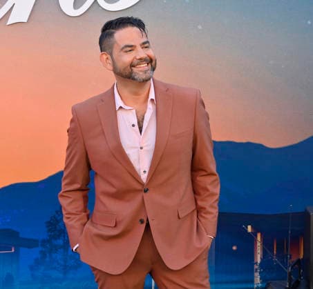 Cast member Juan Gabriel Pareja attends the premiere of Netflix s TV series The Boroughs at the Egyptian Theatre in the Hollywood section of Los Angeles on Monday, May 18, 2026. Storyline: In a seemingly picturesque retirement community, a group of unlikely heroes must band together to stop an otherworldly threat from stealing the one thing they don t have - time.  LAP2026051824 JIMxRUYMEN