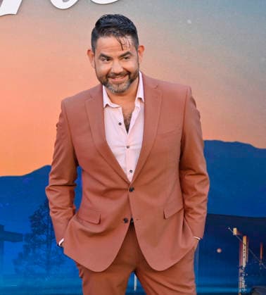Cast member Juan Gabriel Pareja attends the premiere of Netflix s TV series The Boroughs at the Egyptian Theatre in the Hollywood section of Los Angeles on Monday, May 18, 2026. Storyline: In a seemingly picturesque retirement community, a group of unlikely heroes must band together to stop an otherworldly threat from stealing the one thing they don t have - time.  LAP2026051825 JIMxRUYMEN