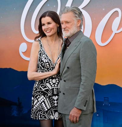 Cast members Geena Davis and Bill Pullman attend the premiere of Netflix s TV series The Boroughs at the Egyptian Theatre in the Hollywood section of Los Angeles on Monday, May 18, 2026. Storyline: In a seemingly picturesque retirement community, a group of unlikely heroes must band together to stop an otherworldly threat from stealing the one thing they don t have - time.  LAP2026051860 JIMxRUYMEN