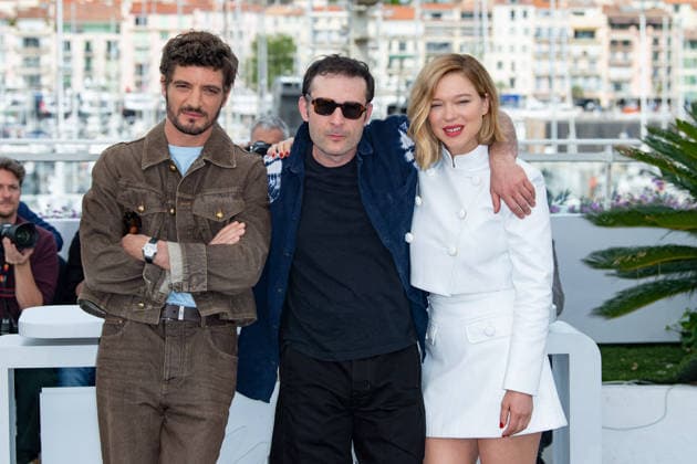 Cannes L Inconnue Photocall NG Niels Schneider, Arthur Harari and Lea Seydoux attending the photocall of L Inconnue (The Unknown) during the 79th Cannes International Film Festival in Cannes, France on May 19, 2026. Photo by Nicolas Genin ABACAPRESS.COM Cannes France  Copyright: xGeninxNicolas ABACAx