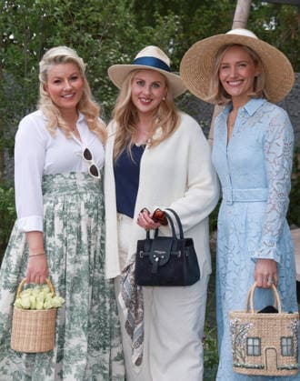 Celebrities At The RHS Chelsea Flower Show 2026 Press Day In London Natalie Rushdie, Louise Pentland and Laura-Ann Barr seen attending the RHS Chelsea Flower Show 2026 Press Day in London London United Kingdom Copyright: xBrettxCovex xSOPAxImagesx Natalie Louise Laura-Ann BDC_4647