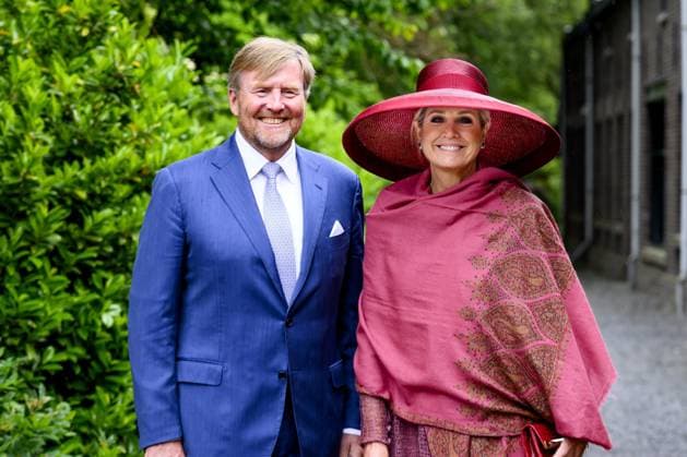 Illikhoven, The Netherlands, 2026-05-19 11:55:19 ILLIKHOVEN, 19-05-2026 King Willem Alexander and Queen Maxima during a regional visit to the municipalities of Maasgouw, Echt-Susteren, Roerdalen, and Roermond. PHOTO: NLBeeld Patrick van Emst In the photo: The Royal Couple visits the village of Illikhoven in the municipality of Echt-Susteren. This is the narrowest part of the Netherlands, where the land is less than five kilometers wide, situated between Belgium and Germany. Here they speak with representatives of the police, a dike guard, and organizations from the border region, among others. Subsequently, the Royal Couple visits Lilbosch Abbey. Credit: NL Beeld Patrick van Emst Copyright: xx x