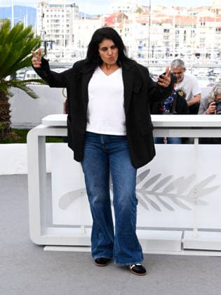 IPA84858002 - Cannes, 79th Cannes Film Festival 2026, Day 8. Photocall of the film La Mas Dulce (Strawberries) . Pictured is Fatima Atif  Copyright: xAlbertoxTerenghix xPoolxPhotoxEventsx07x 84858002