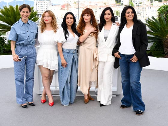 IPA84857939 - Cannes, 79th Cannes Film Festival 2026, Day 8. Photocall of the film La Mas Dulce (Strawberries) . In the photo LaÃ¯la Marrakchi, Hind Braik, Hajar Graigaa, Itsaso Arana, Nisrin Erradi and Fatima Atif  Copyright: xAlbertoxTerenghix xPoolxPhotoxEventsx07x 84857939