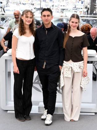 IPA84858919 - Cannes, 79th Cannes Film Festival 2026, Day 8. Photocall of the film Fjord . Pictured are Henrikke Lund Olsen, Jonathan Ciprian Breazu and Vanessa Ceban  Copyright: xAlbertoxTerenghix xPoolxPhotoxEventsx07x 84858919