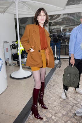 Cannes Charlotte Gainsbourg exits Martinez MP Cannes, France- May 19: Charlotte Gainsbourg leave the Martinez Hotel during 79th Festival of Cannes, on May 19 2026 in Cannes, France. Photo by Marco Piovanotto Abacapress.com Cannes France  Copyright: xPiovanottoxMarco ABACAx