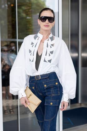 Cannes Nieves Álvarez exits Martinez MP Cannes, France- May 19: Nieves Álvarez leave the Martinez Hotel during 79th Festival of Cannes, on May 19 2026 in Cannes, France. Photo by Marco Piovanotto Abacapress.com Cannes France  Copyright: xPiovanottoxMarco ABACAx