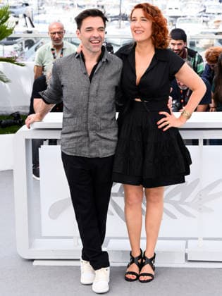 IPA84858756 - Cannes, 79th Cannes Film Festival 2026, day 8. L affaire Marie-Claire (Women On Trial Pictured: Yvo Muller and Lauriane Escaffre  Copyright: xAlbertoxTerenghix xPoolxPhotoxEventsx07x 84858756
