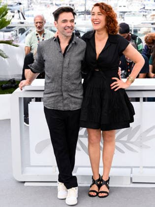 IPA84858759 - Cannes, 79th Cannes Film Festival 2026, day 8. L affaire Marie-Claire (Women On Trial Pictured: Yvo Muller and Lauriane Escaffre  Copyright: xAlbertoxTerenghix xPoolxPhotoxEventsx07x 84858759