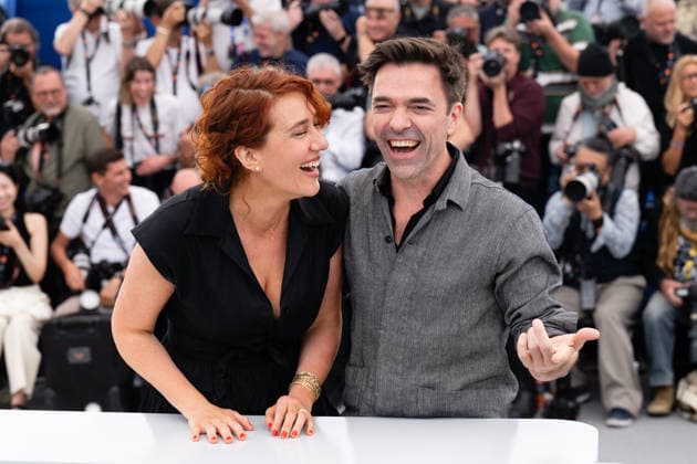Cannes L Affaire Marie-Claire Photocall LZ Lauriane Escaffre and Yvo Muller attending the photocall of L Affaire Marie-Claire during the 79th Cannes International Film Festival in Cannes, France on May 19, 2026, the film selected in the Official Competition. Photo by Laurent Zabulon ABACAPRESS.COM  Copyright: xZabulonxLaurentx