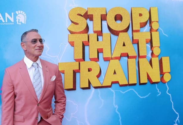Adam Shankman attends the Los Angeles premiere of Stop! That Train! at Harmony Gold on Monday, May 18, 2026. Storyline: Two train stewardess BFFs switch from a dull railway to the luxurious Glamazonian Express. During a massive storm, they must work with snooty first-class crew and President Gagwell to prevent disaster in LA.  LAP20260518641 GREGxGRUDT