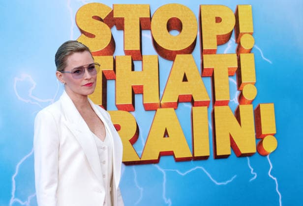 Elizabeth Banks attends the Los Angeles premiere of Stop! That Train! at Harmony Gold on Monday, May 18, 2026. Storyline: Two train stewardess BFFs switch from a dull railway to the luxurious Glamazonian Express. During a massive storm, they must work with snooty first-class crew and President Gagwell to prevent disaster in LA.  LAP20260518608 GREGxGRUDT