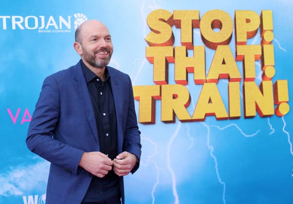 Paul Scheer attends the Los Angeles premiere of Stop! That Train! at Harmony Gold on Monday, May 18, 2026. Storyline: Two train stewardess BFFs switch from a dull railway to the luxurious Glamazonian Express. During a massive storm, they must work with snooty first-class crew and President Gagwell to prevent disaster in LA.  LAP20260518628 GREGxGRUDT